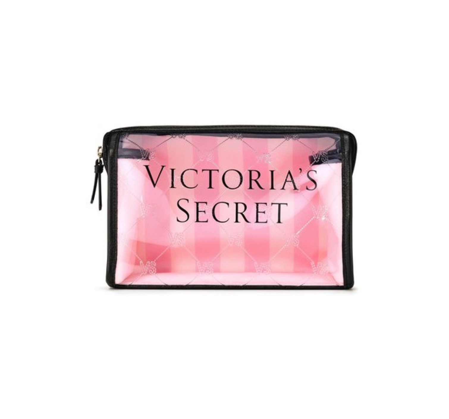 Косметичка в смужку Victoria's Secret Beauty bag Signature Stripes