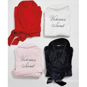 Халат Victoria’s Secret Logo Short Cozy Robe Bright Cherry