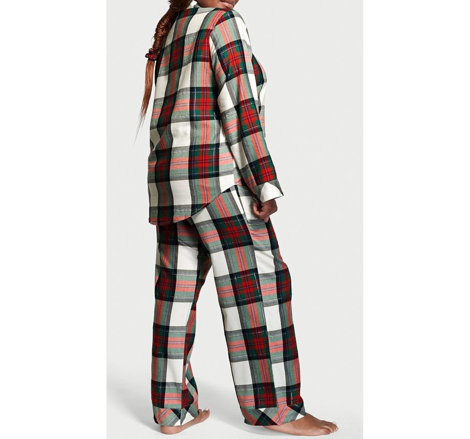Пижама Victoria’s Secret Flannel Long PJ Set Print