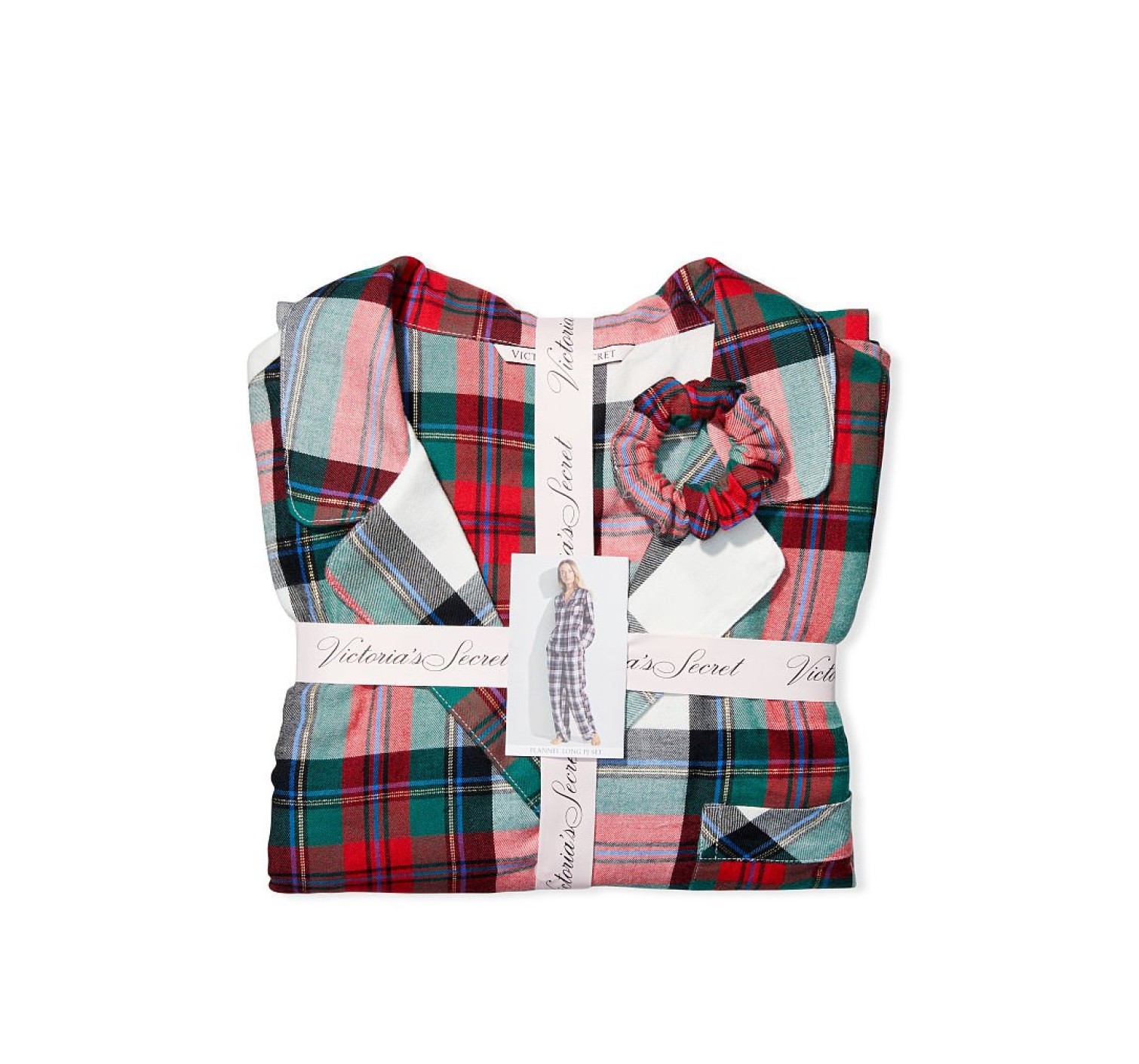 Пижама Victoria’s Secret Flannel Long PJ Set Print