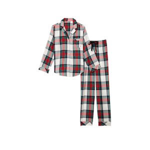 Пижама Victoria’s Secret Flannel Long PJ Set Print
