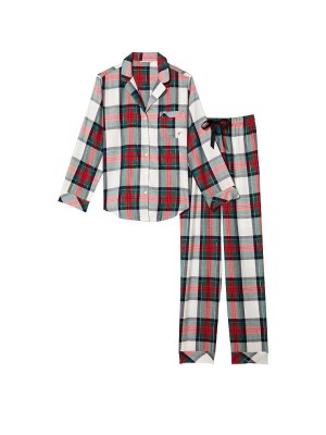 Пижама Victoria’s Secret Flannel Long PJ Set Print