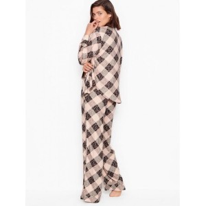 Пижама Victoria’s Secret Flannel Long PJ Set Animal print