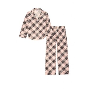Пижама Victoria’s Secret Flannel Long PJ Set Animal print
