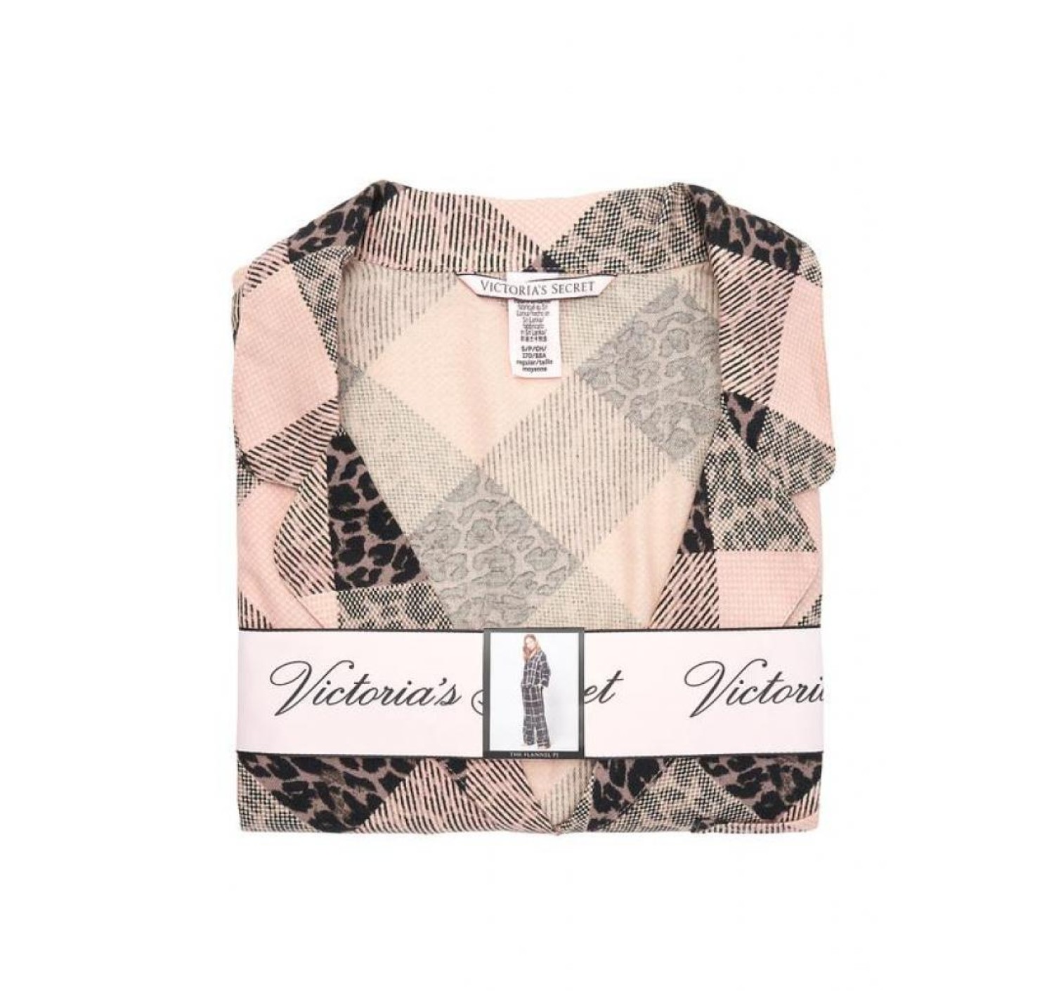 Пижама Victoria’s Secret Flannel Long PJ Set Animal print