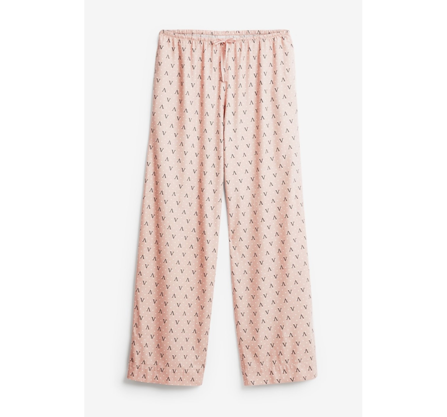 Пижама Victoria’s Secret Flannel Long PJ Set Pink logo