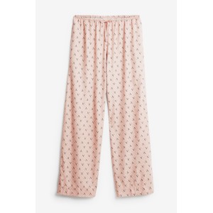 Пижама Victoria’s Secret Flannel Long PJ Set Pink logo