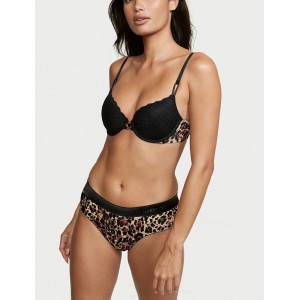 Трусики VICTORIA'S SECRET Logo Cotton Hiphugger Panty Spotted Leopard