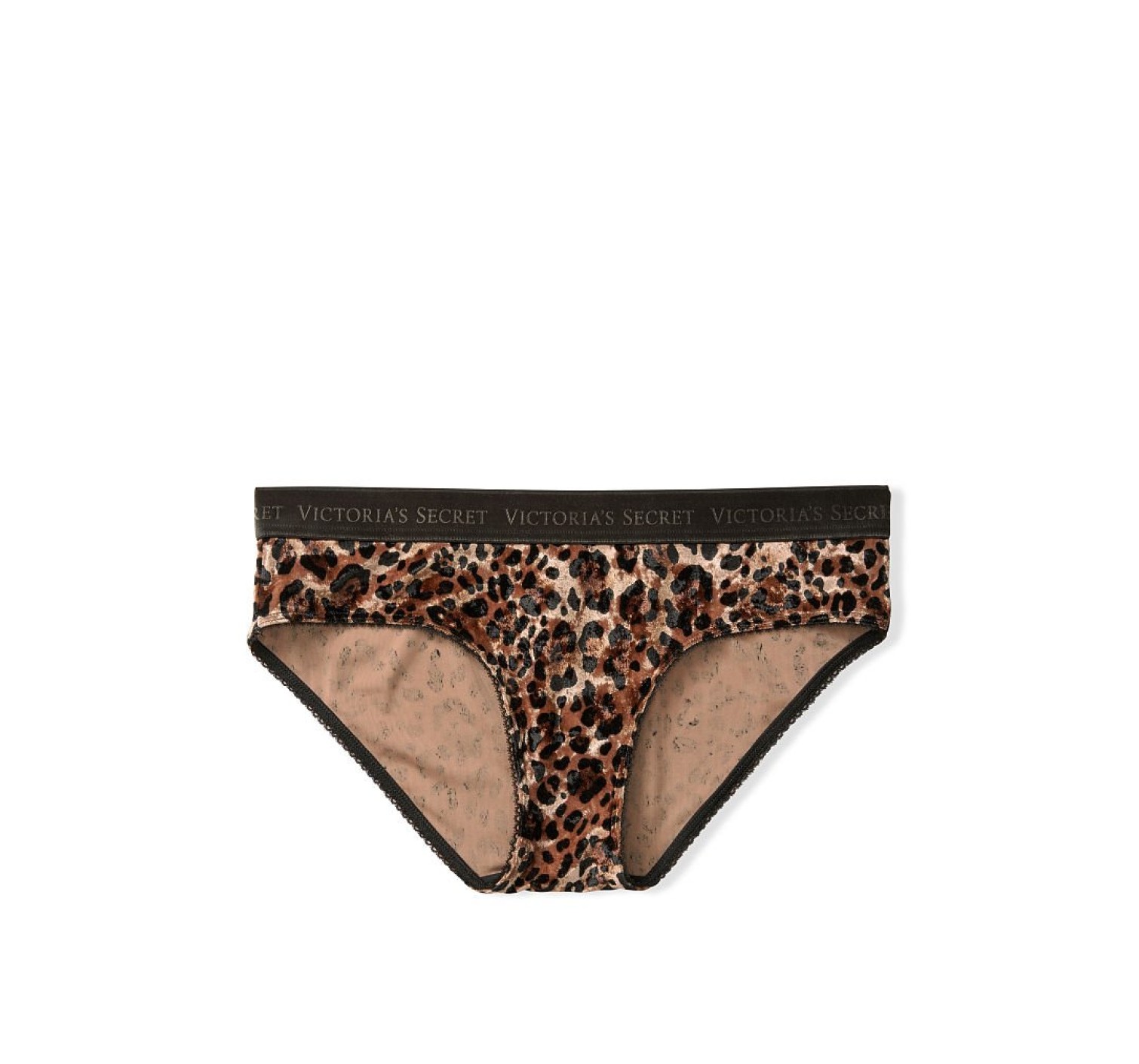Трусики VICTORIA'S SECRET Logo Cotton Hiphugger Panty Spotted Leopard