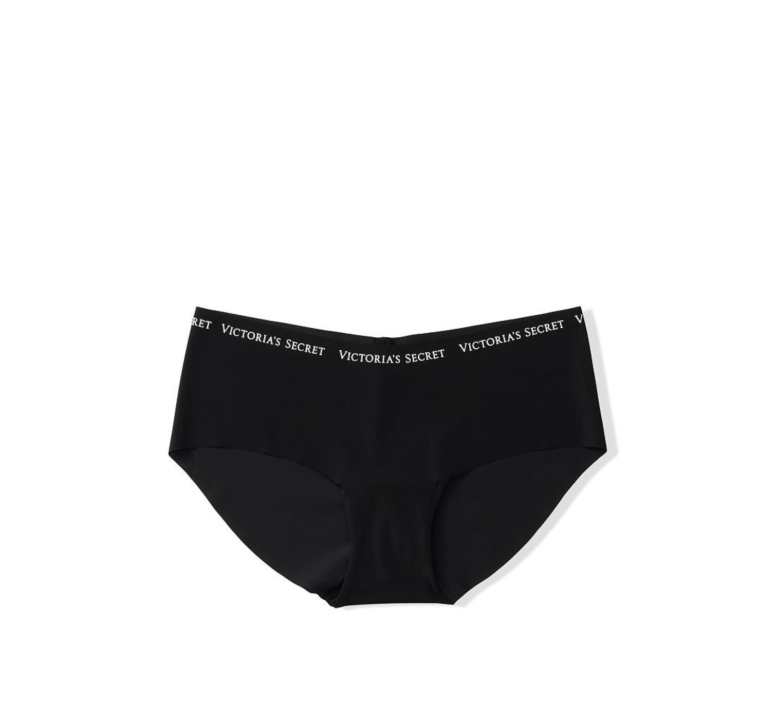 Трусики Victoria's Secret Hiphugger No Show Black Logo