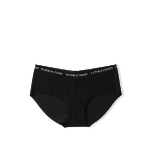 Трусики Victoria's Secret Hiphugger No Show Black Logo
