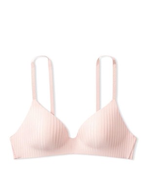 Бюстгальтер Victoria’s Secret THE T-SHIRT Lightly-Lined Wireless Bra Pink Strip