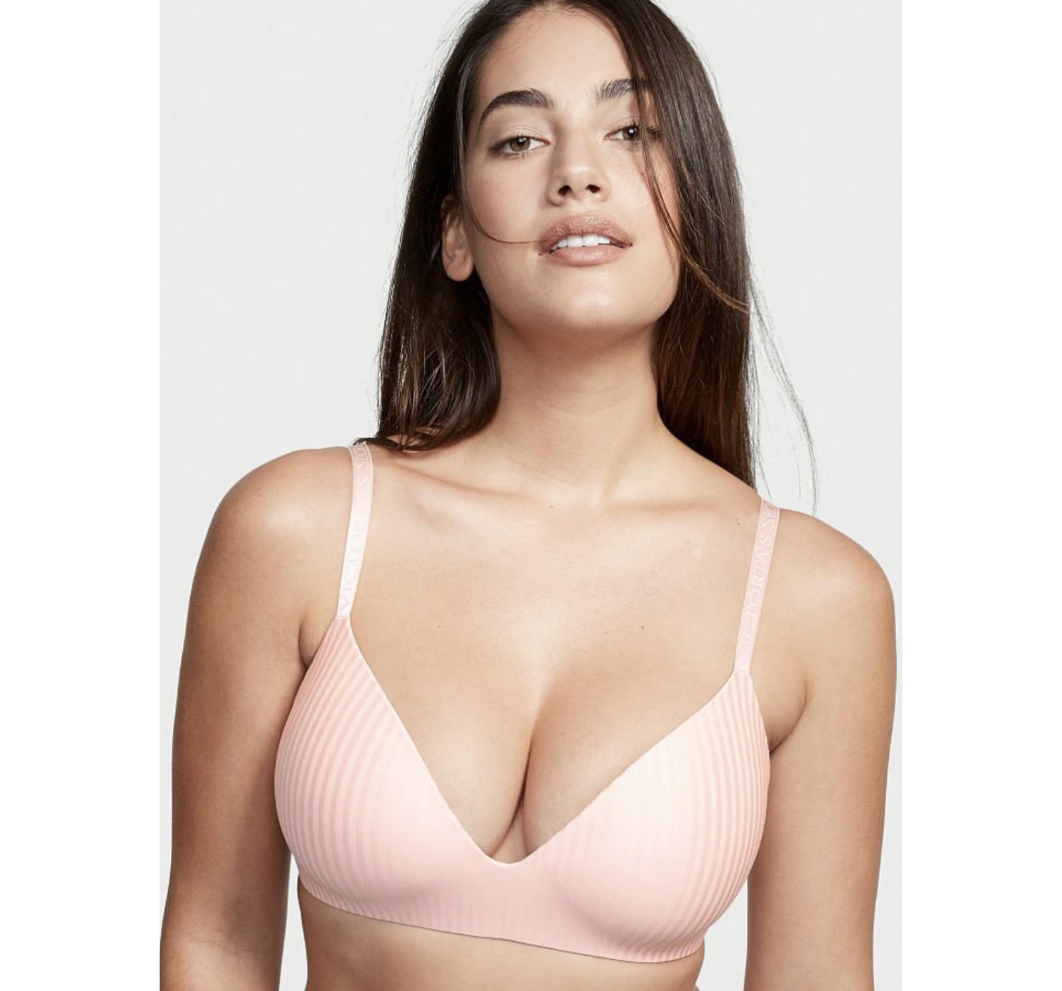 Бюстгальтер Victoria's Secret THE T-SHIRT Світло-Lined Wireless Bra Pink Strip