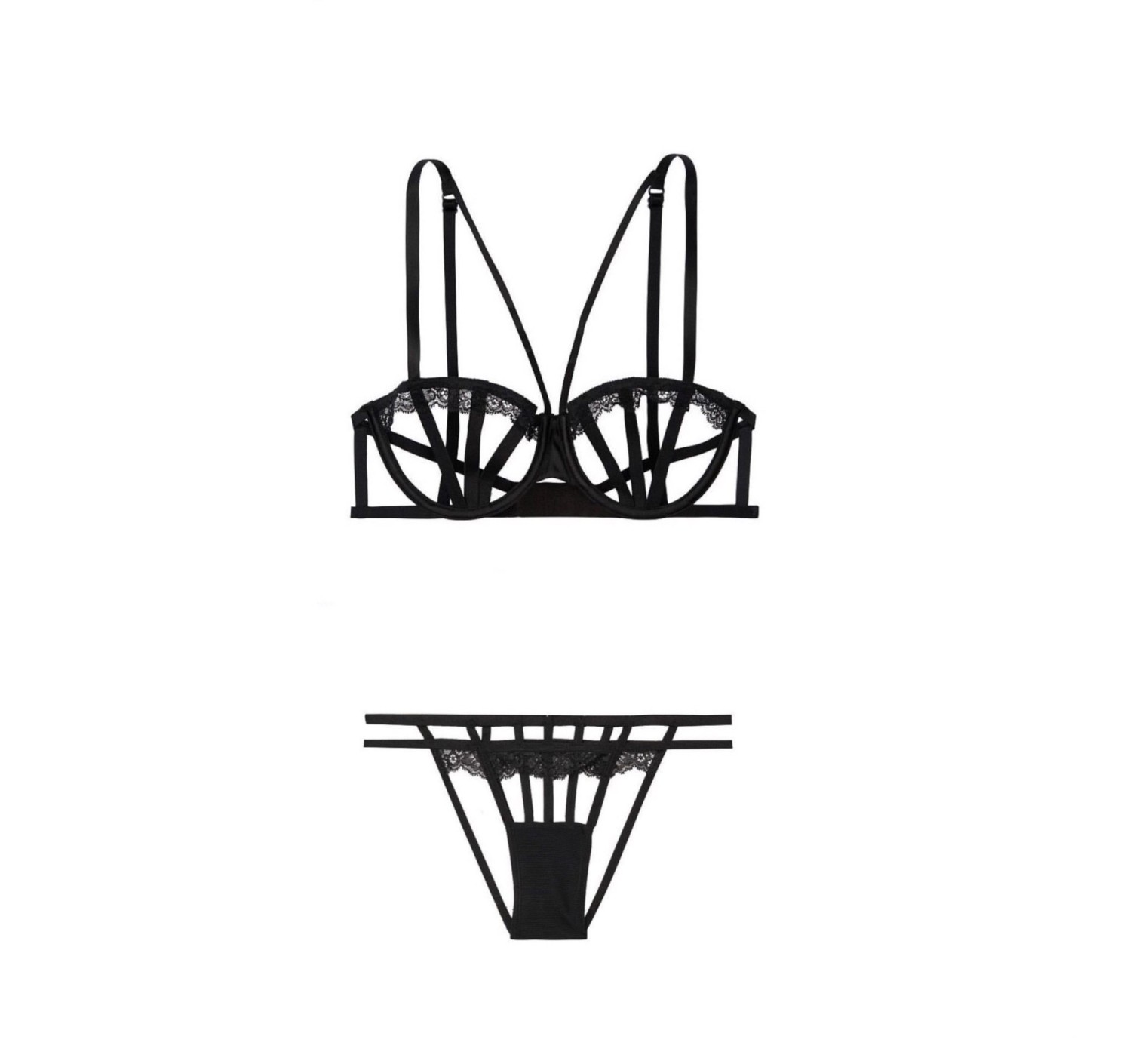 Комплект білизни Victoria's Secret Very Sexy Plunge &amp; Brazilian Panty