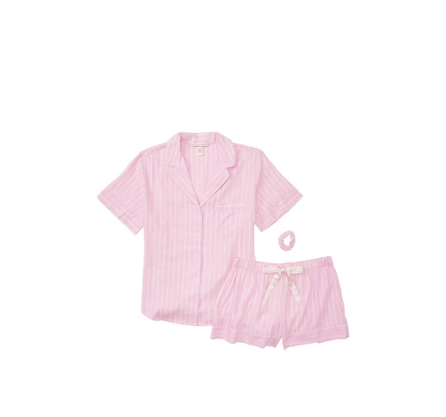 Рожева піжама Victoria's Secret Flannel Shimmer Short Pj Set