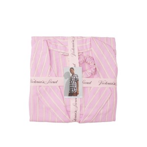 Рожева піжама Victoria's Secret Flannel Shimmer Short Pj Set
