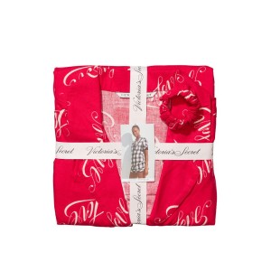 Піжама Victoria's Secret Flannel Red Love Short Pj Set