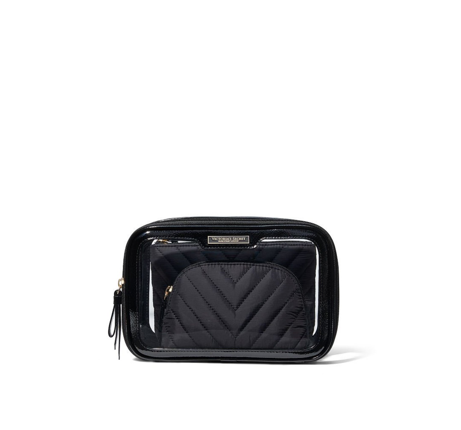 Косметичка 3в1 Victoria’s Secret Beauty Bag Black Lily
