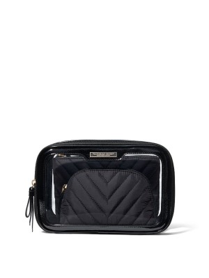 Косметичка 3в1 Victoria's Secret Beauty Bag Black Lily