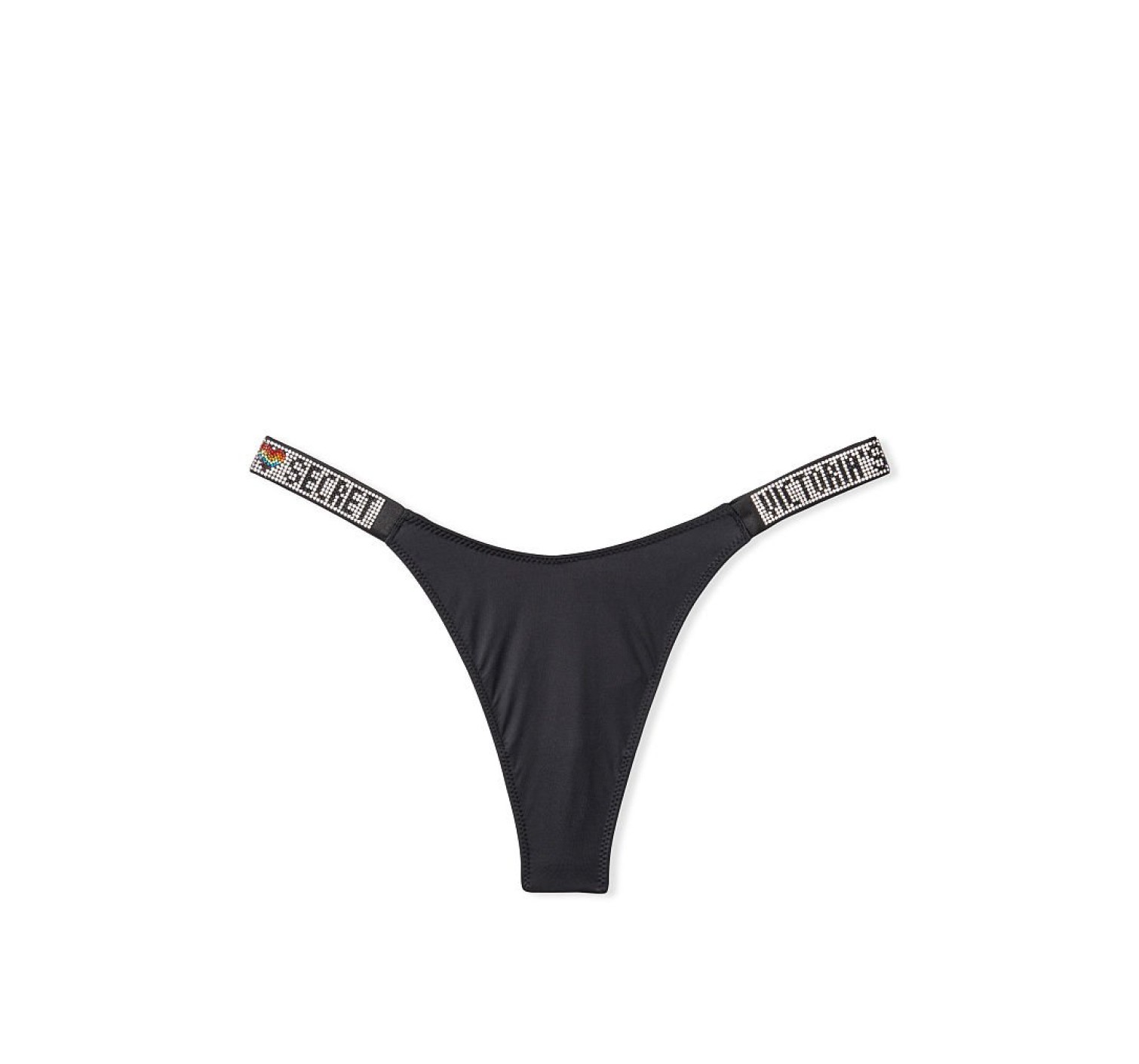 Трусики VS Very Sexy Shine Strap logo Rainbow Thong panty
