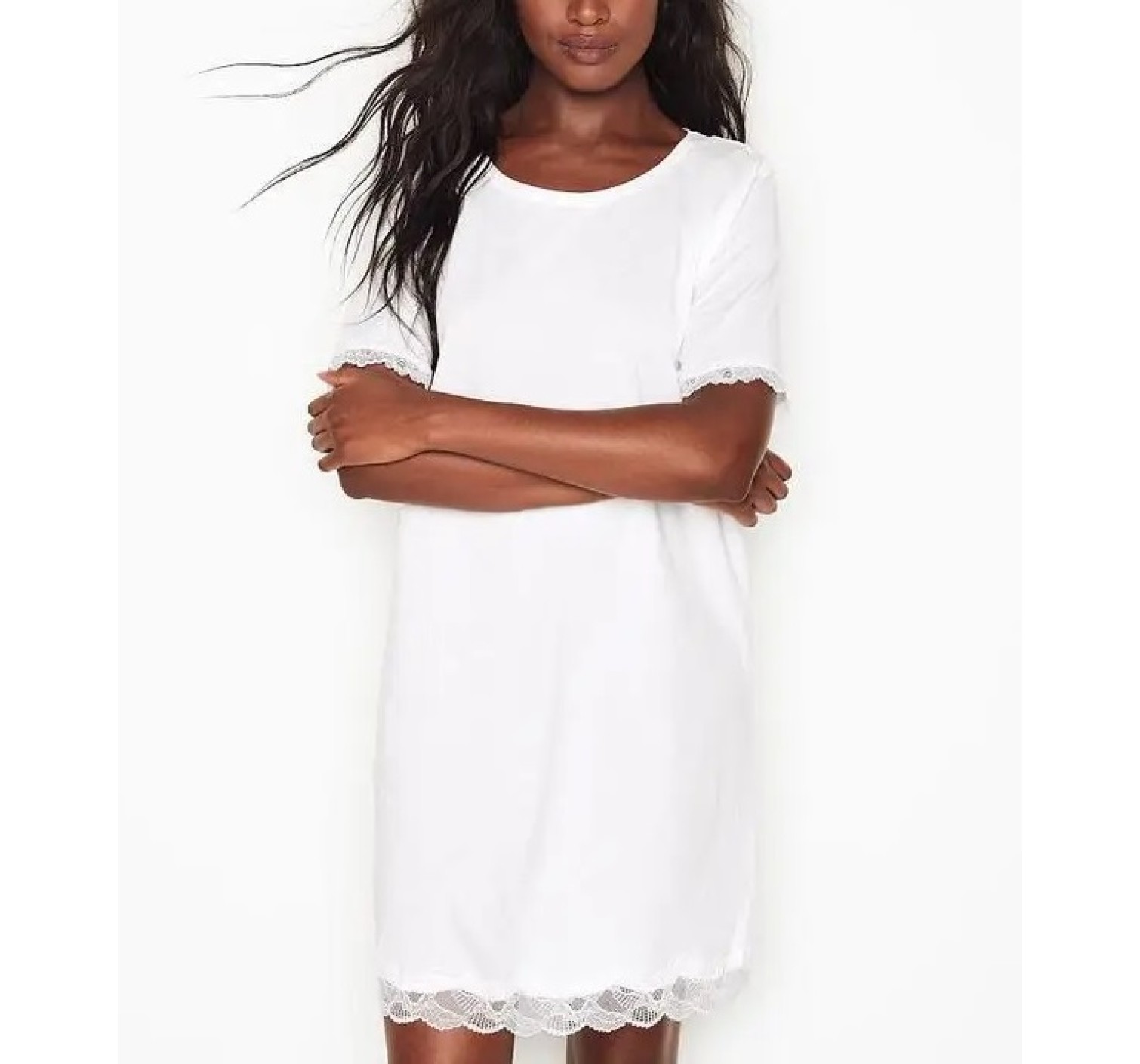 Ночная рубашка от Victoria’s Secret Modal White Lace