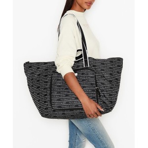 Пляжная сумка Виктория Сикрет Black Packable Tote