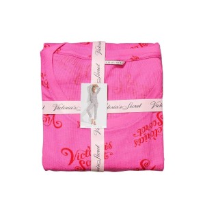 Піжама Victoria's Secret Thermal Long PJ Set print Logo VS