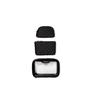 Косметичка 3в1 Victoria’s Secret Beauty Bag Black Lily