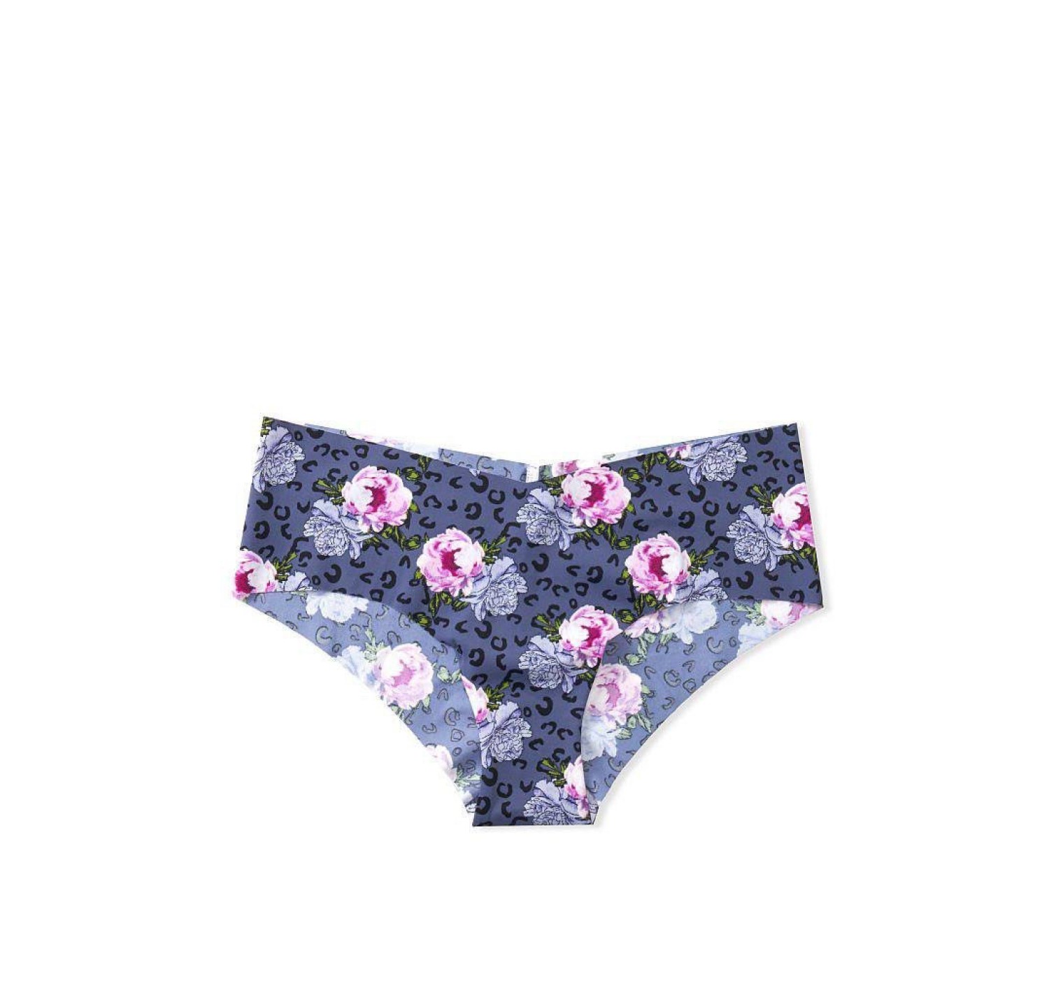 Трусики бесшовные Виктория Сикрет No show Cheeky Panty Leopard Flower