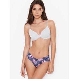 Трусики бесшовные Виктория Сикрет No show Cheeky Panty Leopard Flower