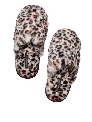 Домашние тапочки Victoria's Secret Leopard Slippers