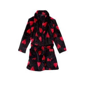 Халат Victoria’s Secret Logo Short Cozy Robe Red Hearts