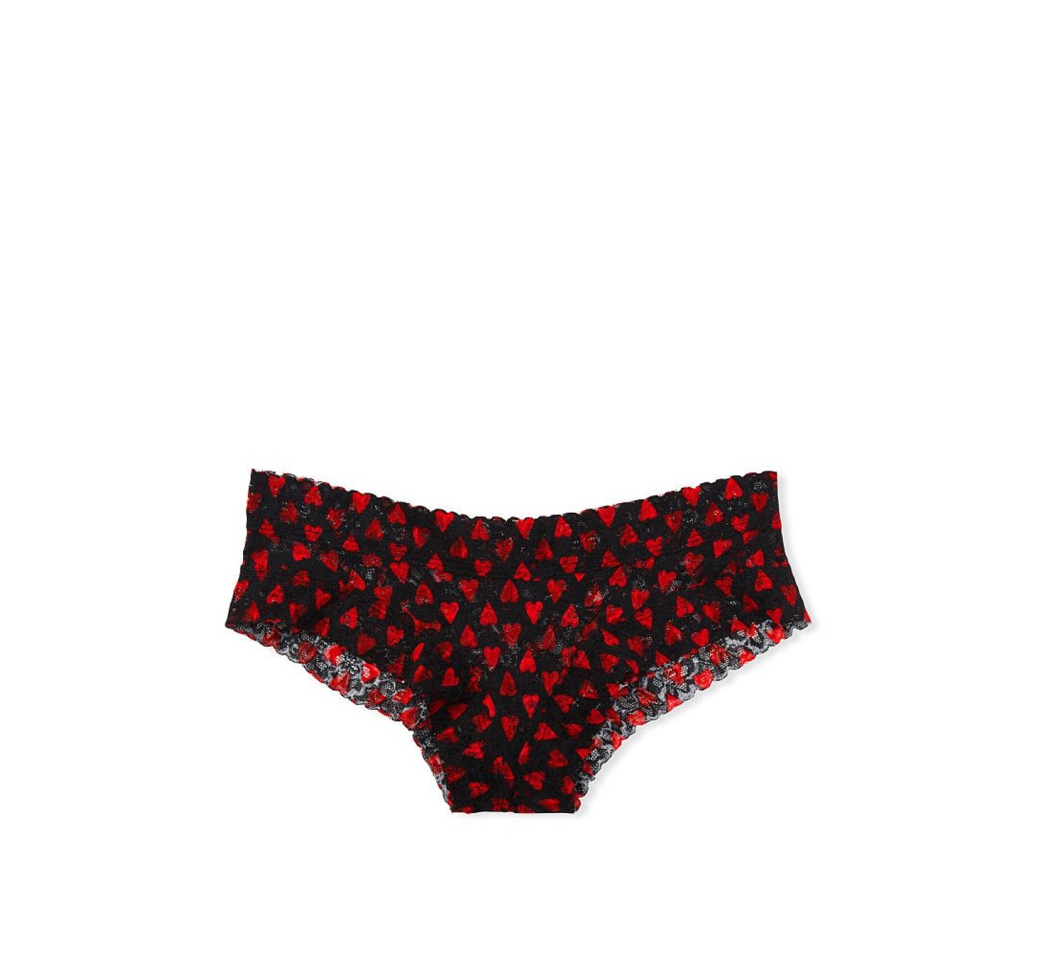 Трусики Victoria's Secret Very Sexy Red Hearts Lace Cheeky