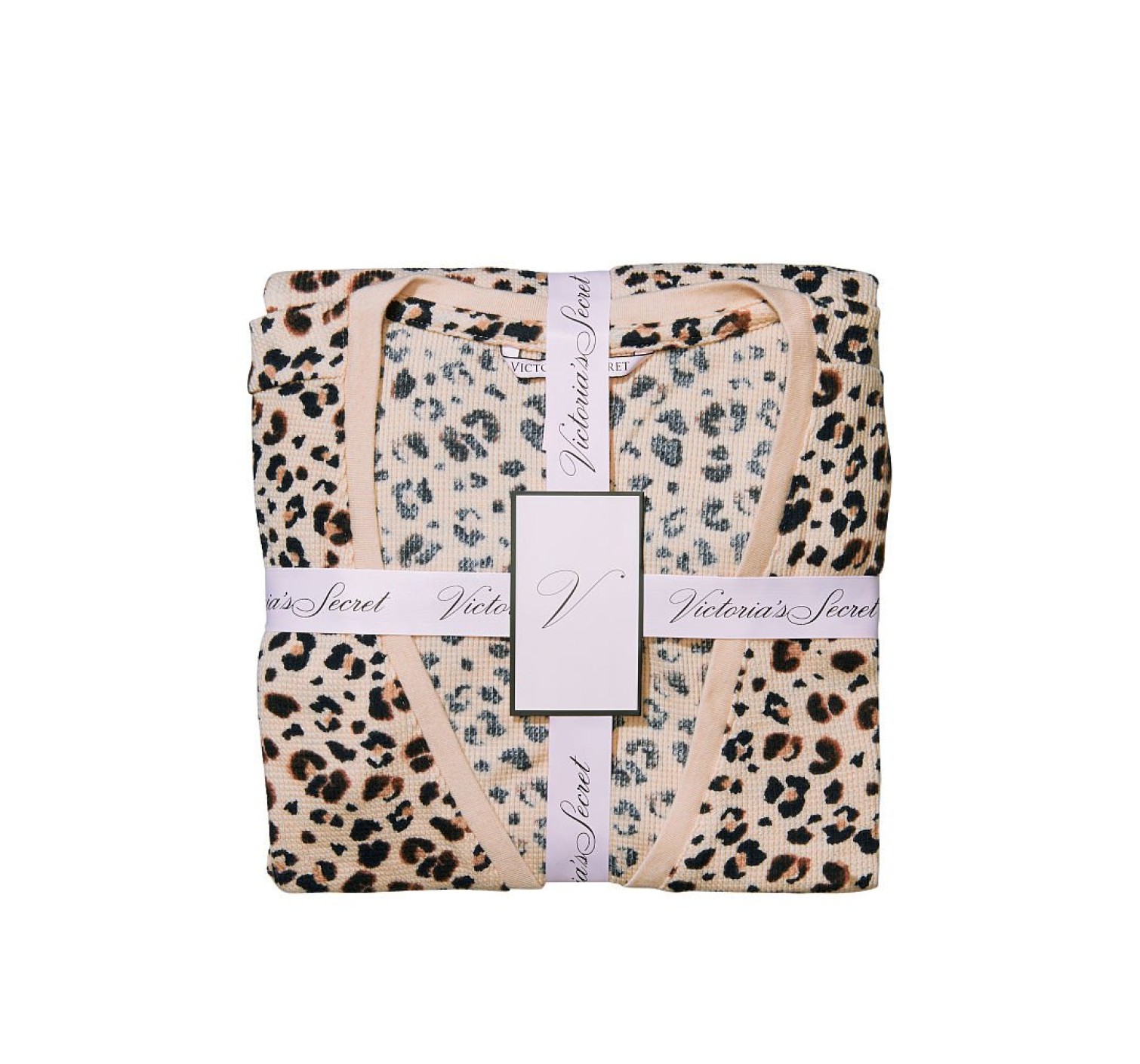 Пижама Victoria’s Secret Thermal Short PJ Set Leopard