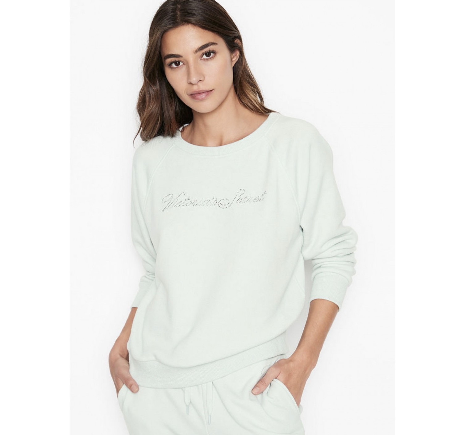 Худі Victoria's Secret Essential Pullover Sweater Mint
