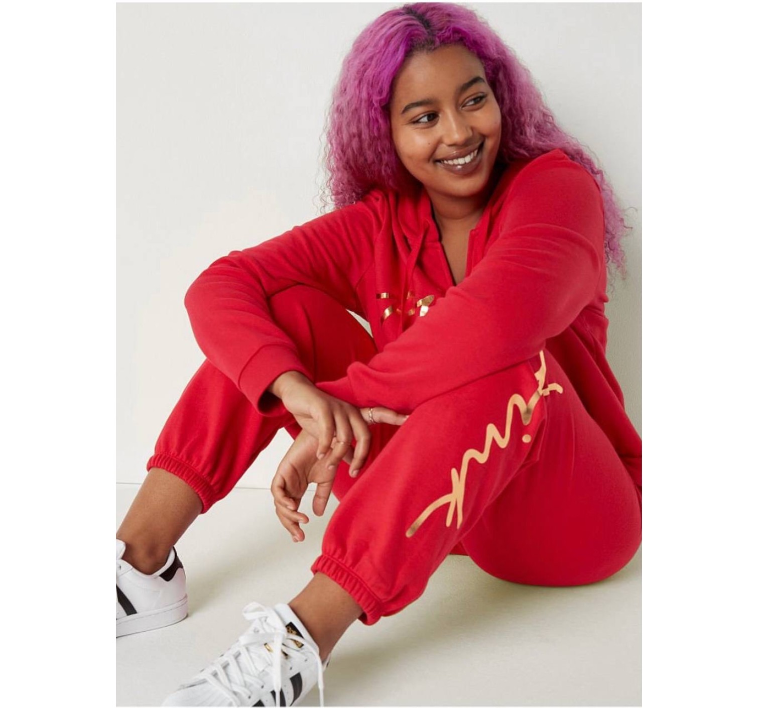 Спортивний костюм червоний Victoria's Secret Pink Sport Everyday Lounge