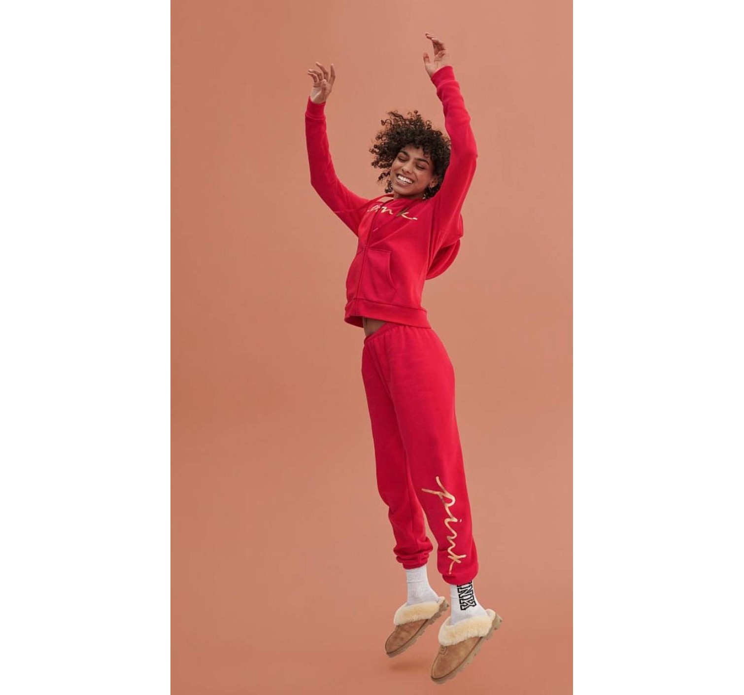 Спортивний костюм червоний Victoria's Secret Pink Sport Everyday Lounge