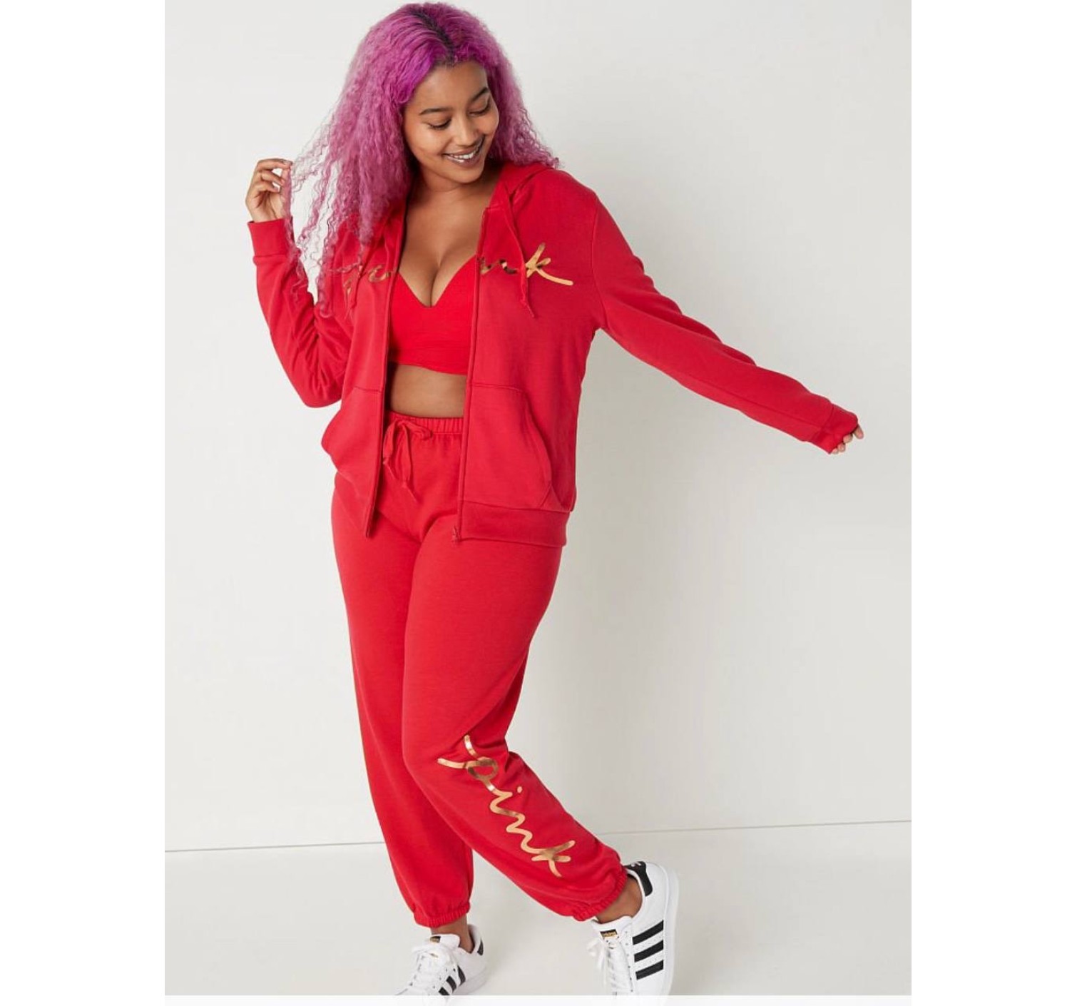 Спортивний костюм червоний Victoria's Secret Pink Sport Everyday Lounge