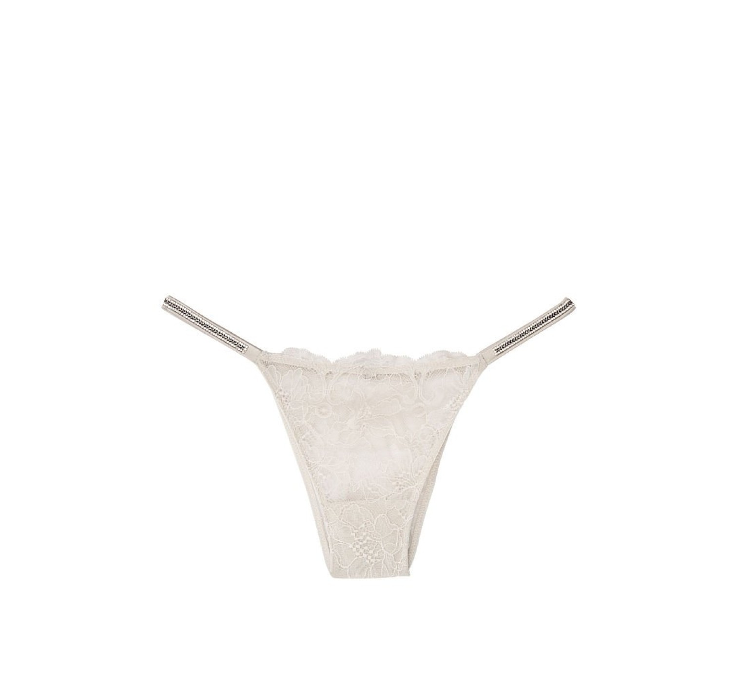 Трусики VS Crystal strap Grey Lace panty