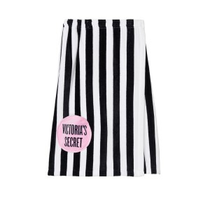 Рушник для волосся та пляжу - комплект Вікторія Сікрет Striped Towel