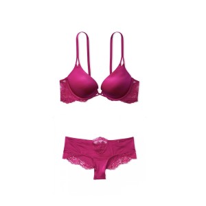 Комплект білизни Victoria's Secret Bombshell Very Sexy push-up bra Pretty Plum