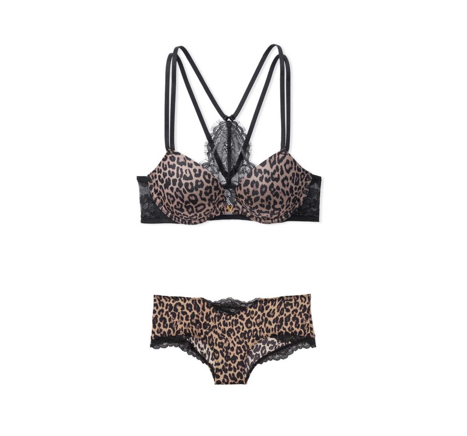 Комплект білизни Victoria's Secret Very Sexy push-up bra Leopard