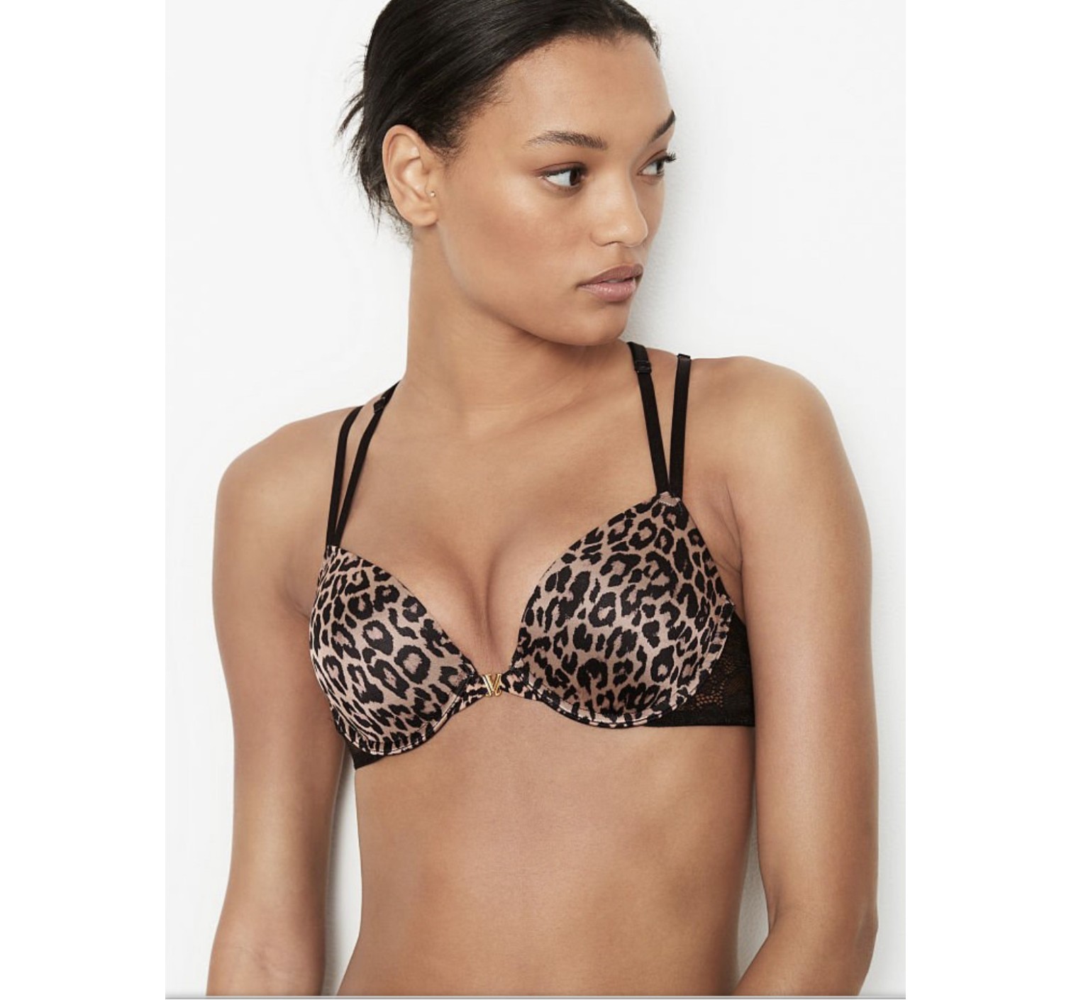 Комплект білизни Victoria's Secret Very Sexy push-up bra Leopard