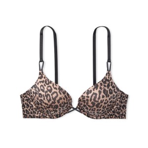 Комплект белья  Victoria’s Secret Bra  Bombshell Plunge Leopard