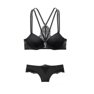 КОМПЛЕКТ БІЛИЗНИ VICTORIA'S SECRET VERY SEXY PUSH-UP BRA BLACK