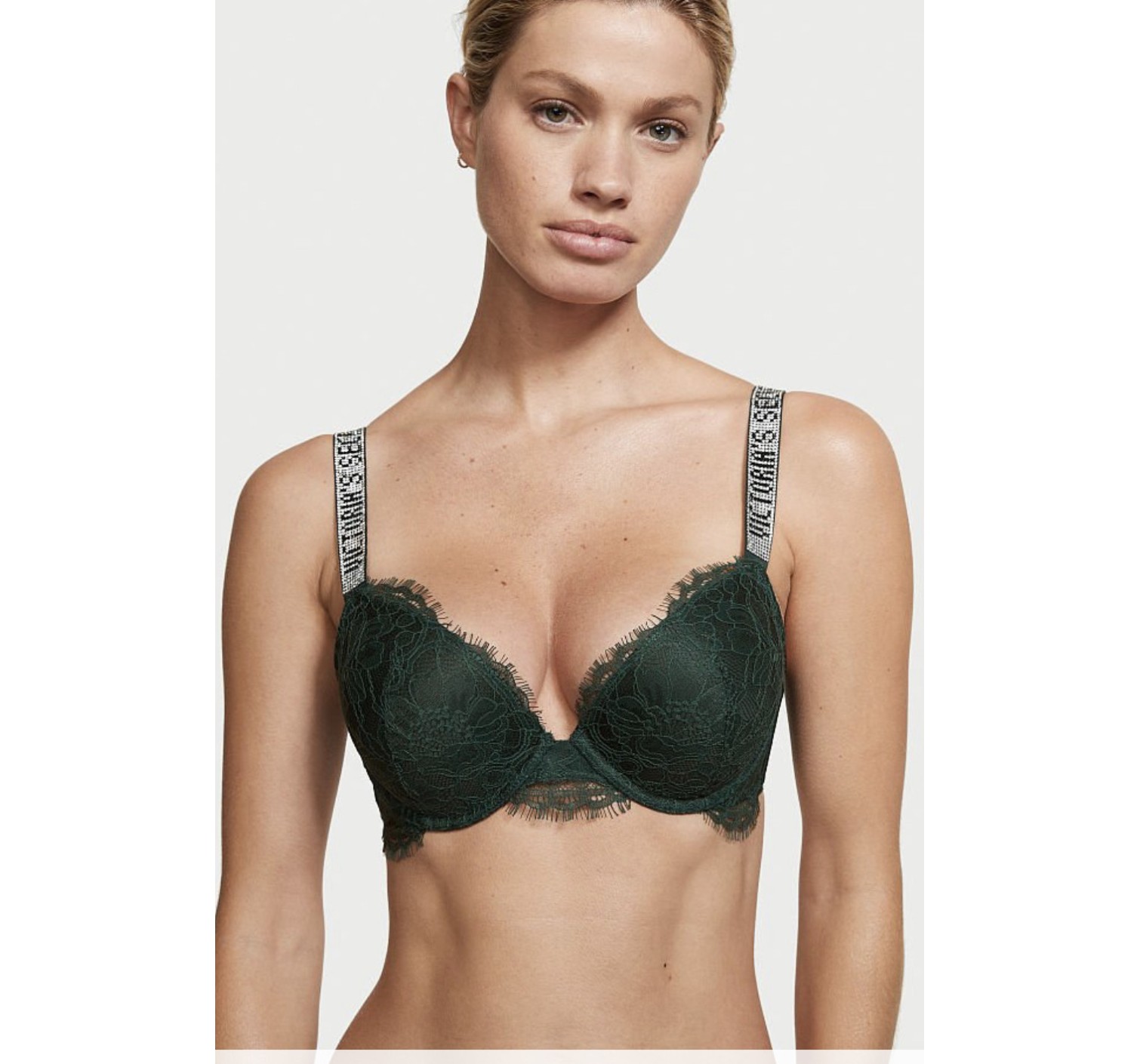 КОМПЛЕКТ БІЛИЗНИ VICTORIA'S SECRET VERY SEXY SHINE STRAP ENVIOUS LACE