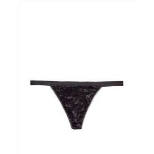Трусики VICTORIA'S SECRET Stretch Cotton V-string Panty Black