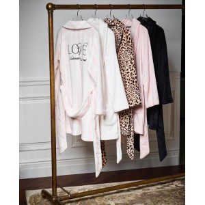 Халат Hooded Short Cozy Robe Black