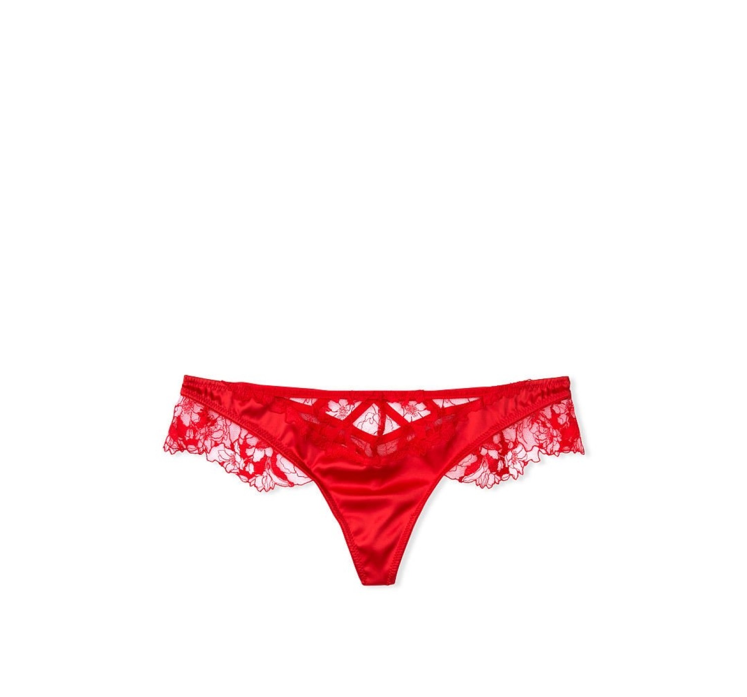 Комплект білизни червоний Victoria's Secret LUXE LINGERIE UNLINED FLORAL EMBROIDERED LIPSTICK