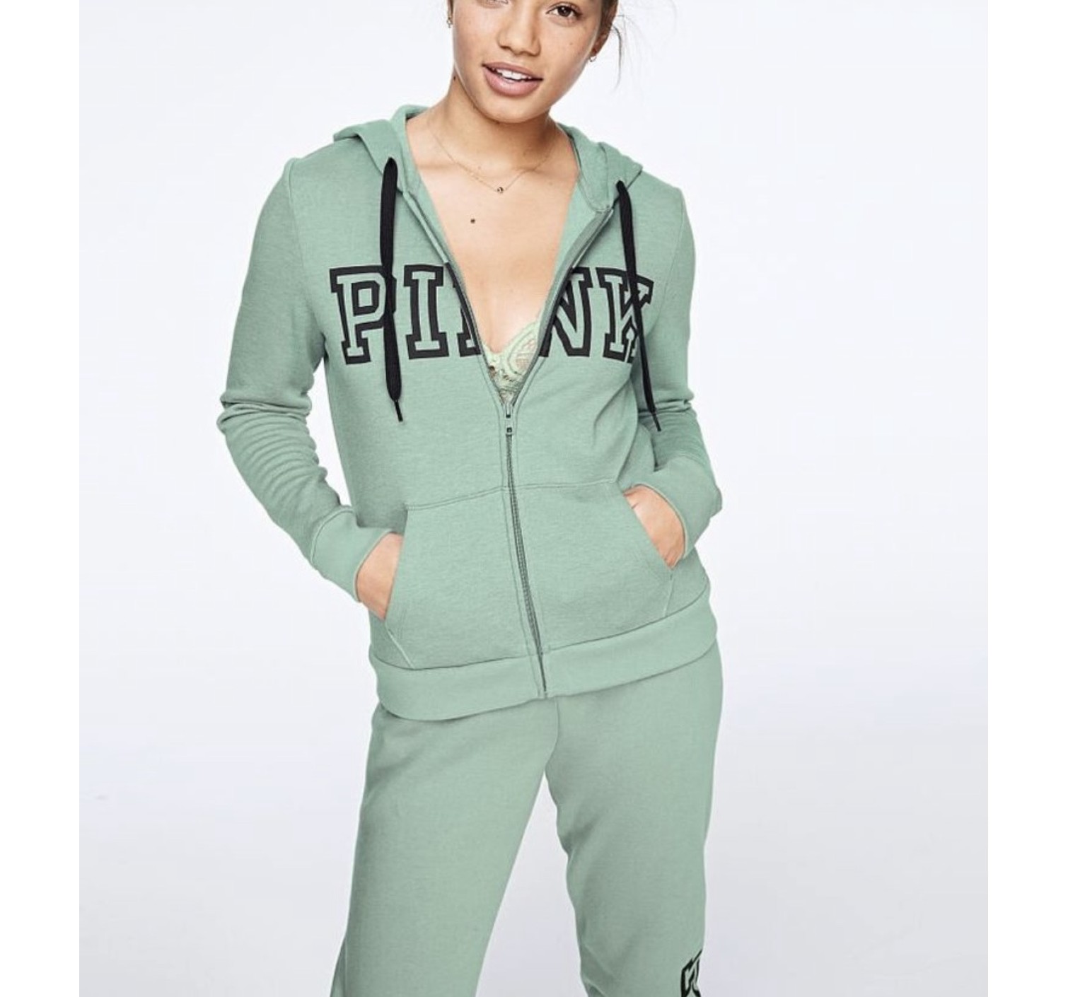 Спортивный костюм серый Victoria’s Secret PINK SPORT EVERYDAY LOUNGE MINT